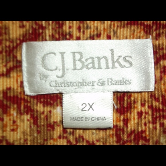 C. J. Banks Jackets & Coats Vintage Cjbanks Corduroy Long Coat 2x